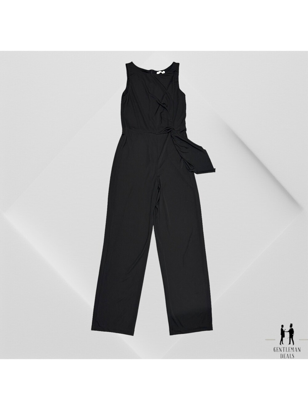 BAILEY 44 BLACK Jacobs Jumper Jumpsuit Tie Black Sleeveless  SIZE S $212
